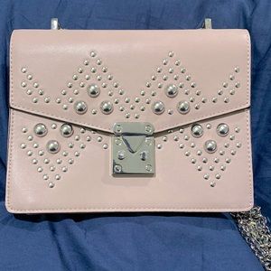 Chevron Stud Shoulder Bag - EXPRESS